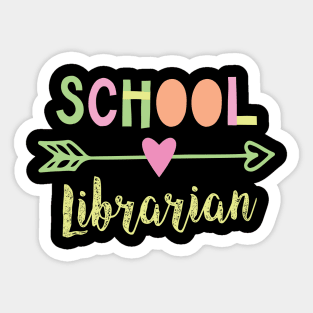 School Librarian Gift Idea Sticker